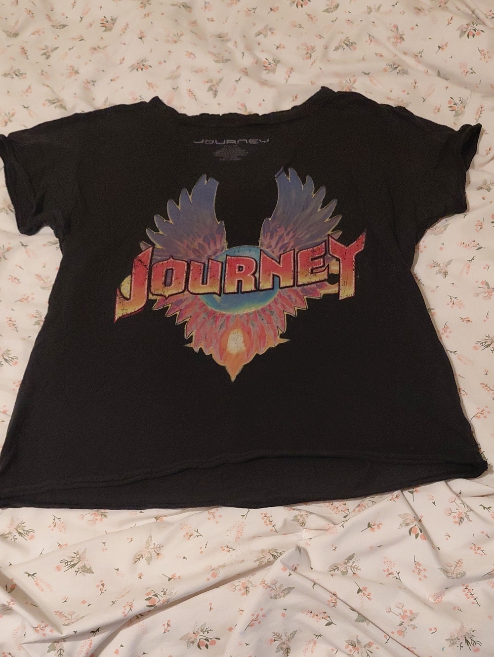 Journey Graphic Short Sleeve Tee - Black